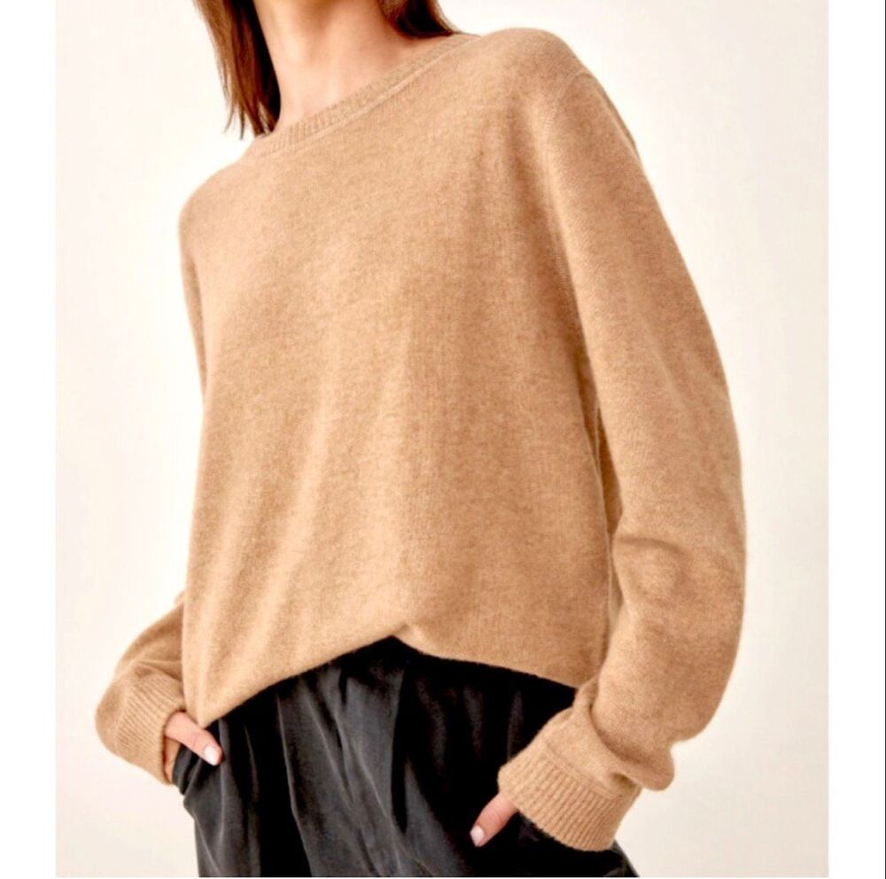 Reformation Recycled Cashmere Crewneck Sweater M